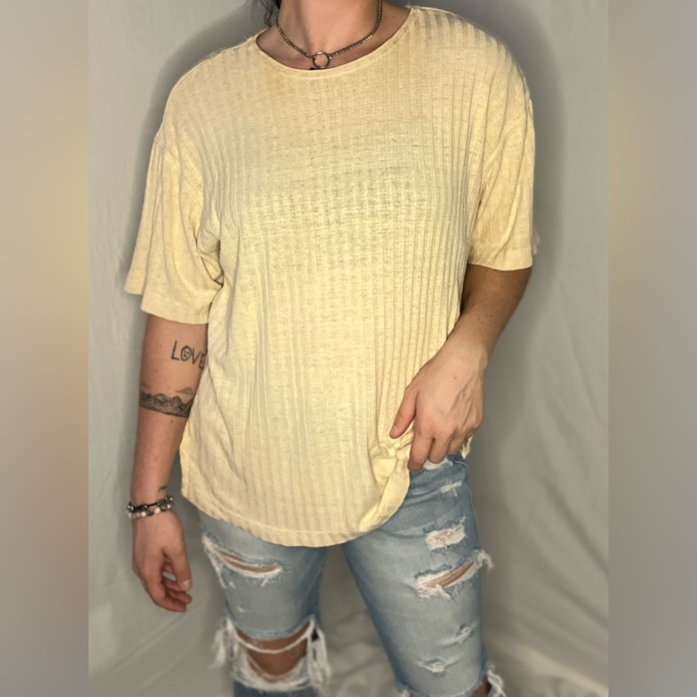 Women’s Yellow Blouse Size L